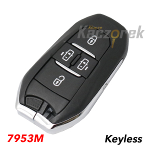 Fiat 083 - klucz surowy - pilot - Peugeot-Citroen-Opel-Fiat